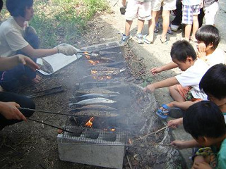 秋刀魚焼き